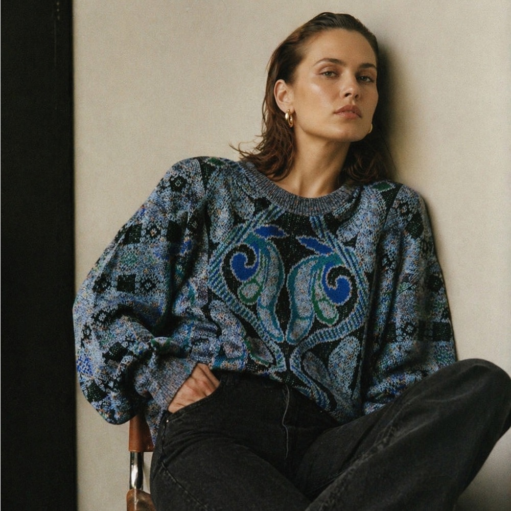 Holt Renfrew Multicolor Knit Sweater